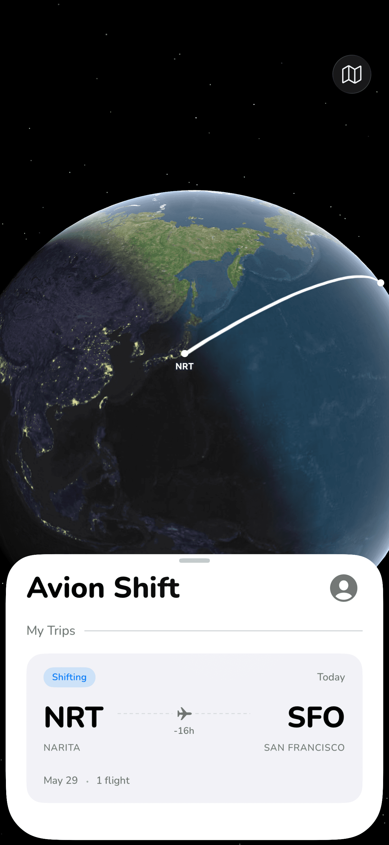 Avion Shift — home with upcoming trip